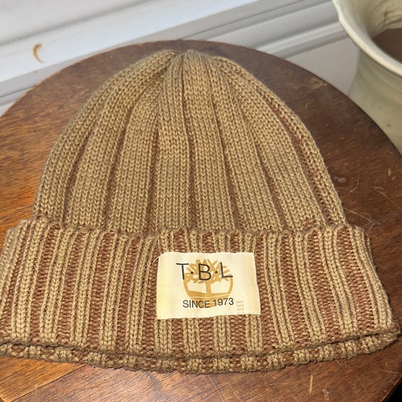Timberland Brown Knit Beanie - Picture 1 of 5
